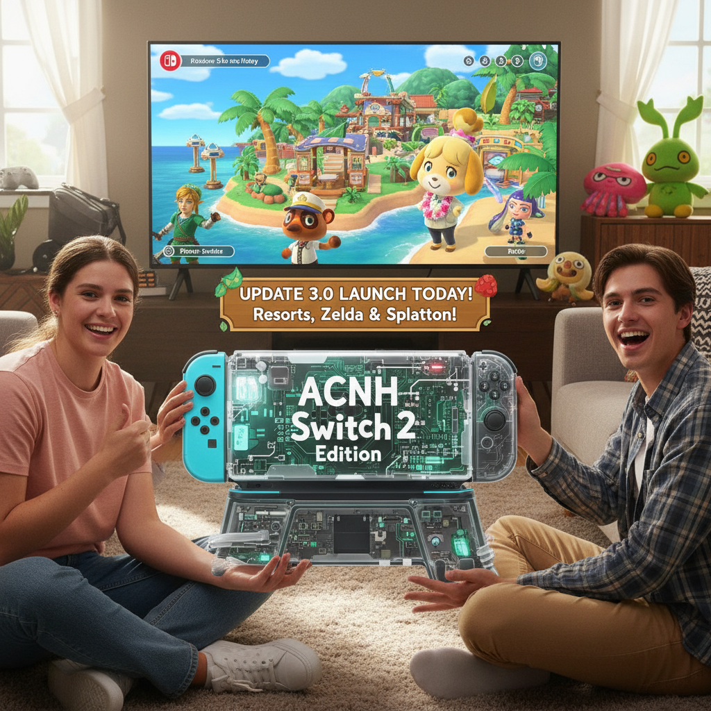 Animal Crossing: New Horizons – Nintendo Switch 2 Edition Launches Today!