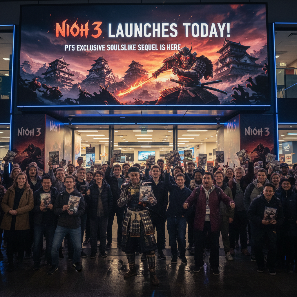 Nioh 3 Unleashes Soulslike Fury on PS5 Today!