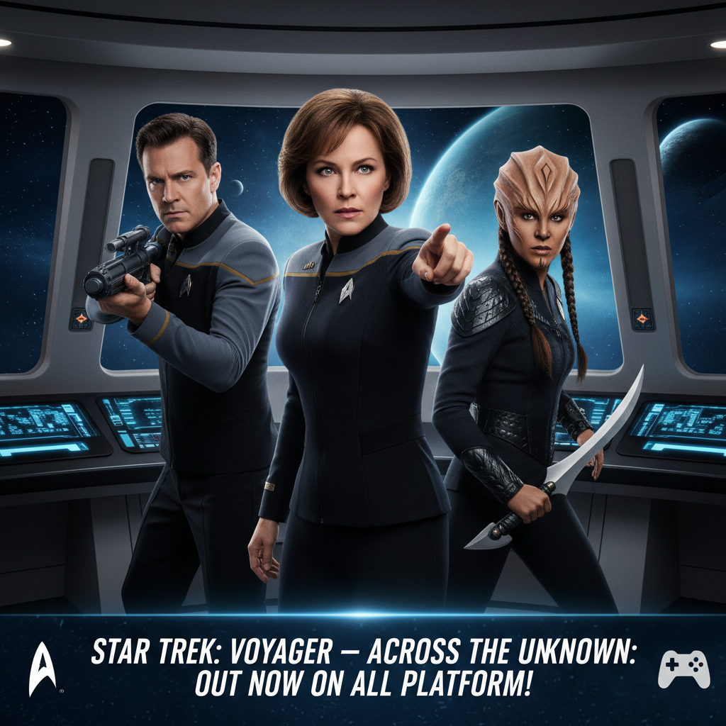 Star Trek: Voyager – Across the Unknown boldly launches today on all major platforms!