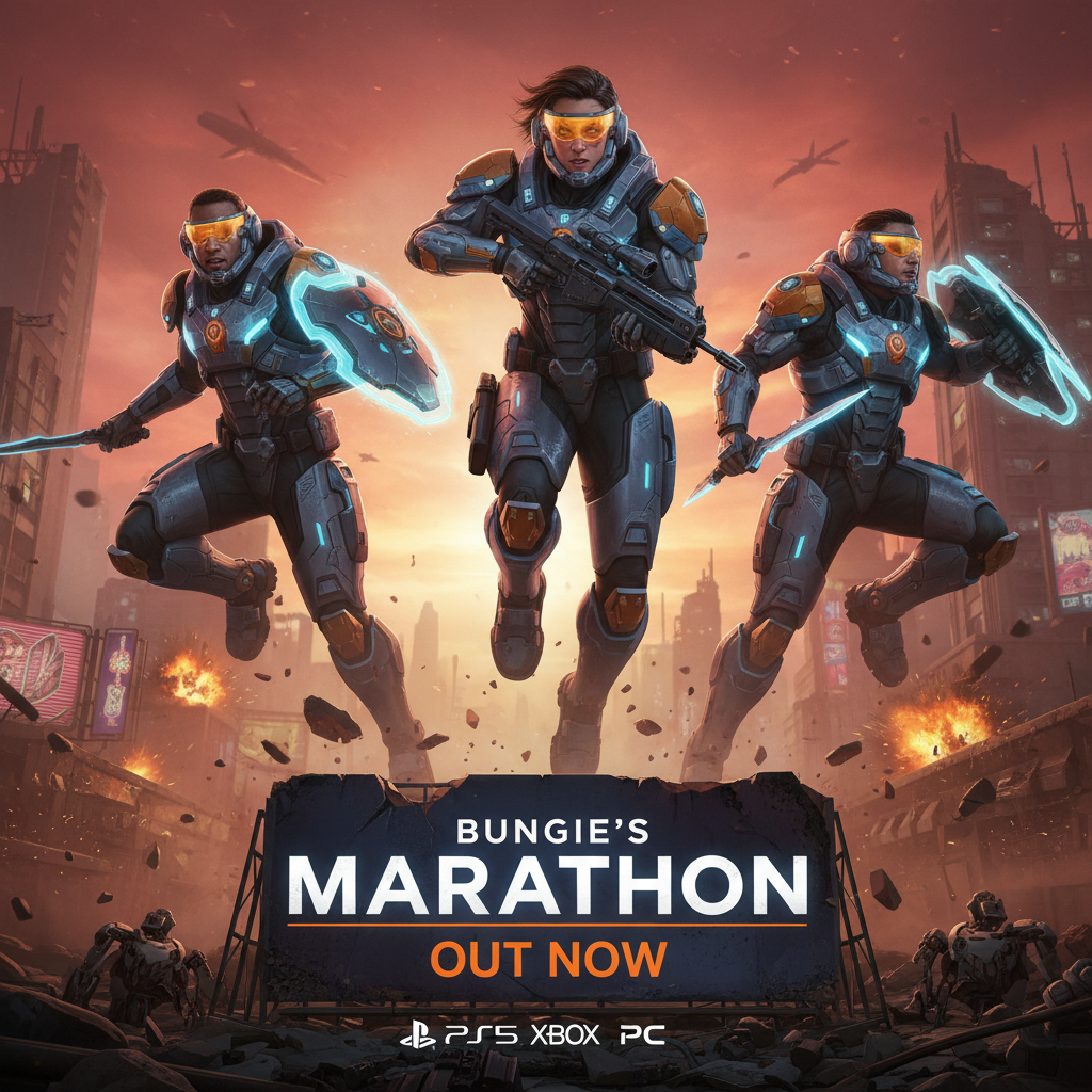 Marathon Explodes Onto PS5, Xbox, and PC Today!
