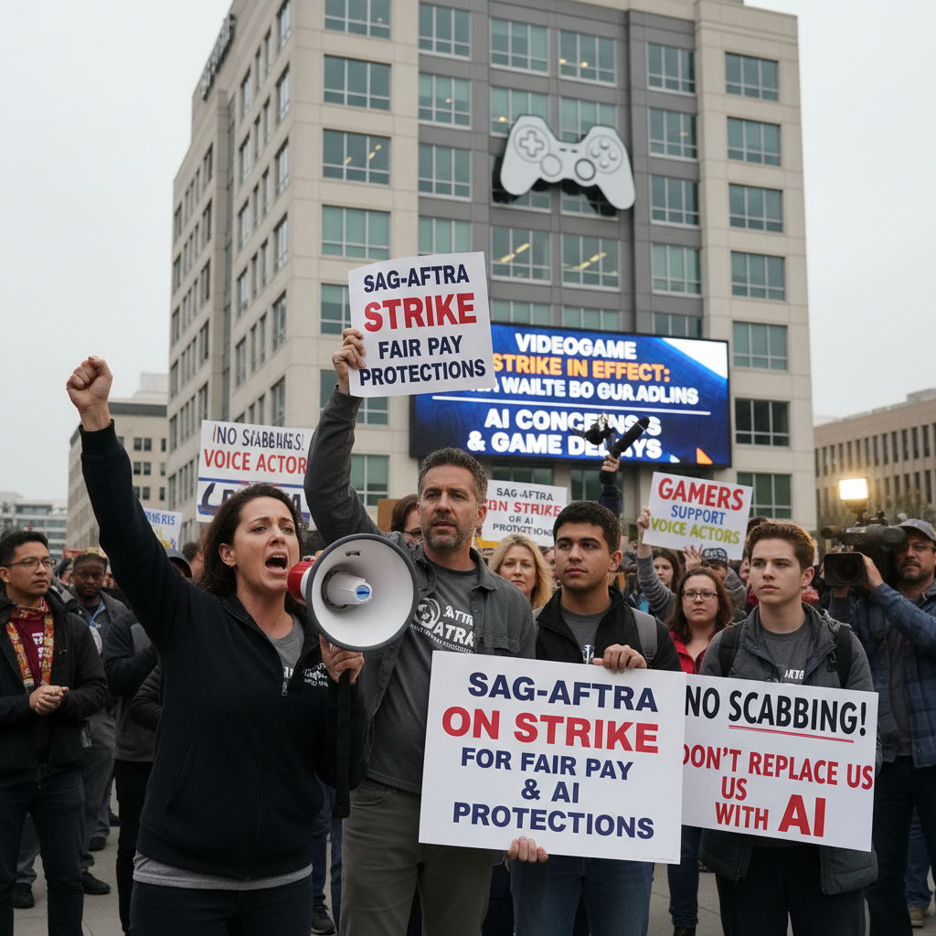 SAG-AFTRA Videogame Strike: AI Concerns Spark Industry Halt, Potential Game Delays