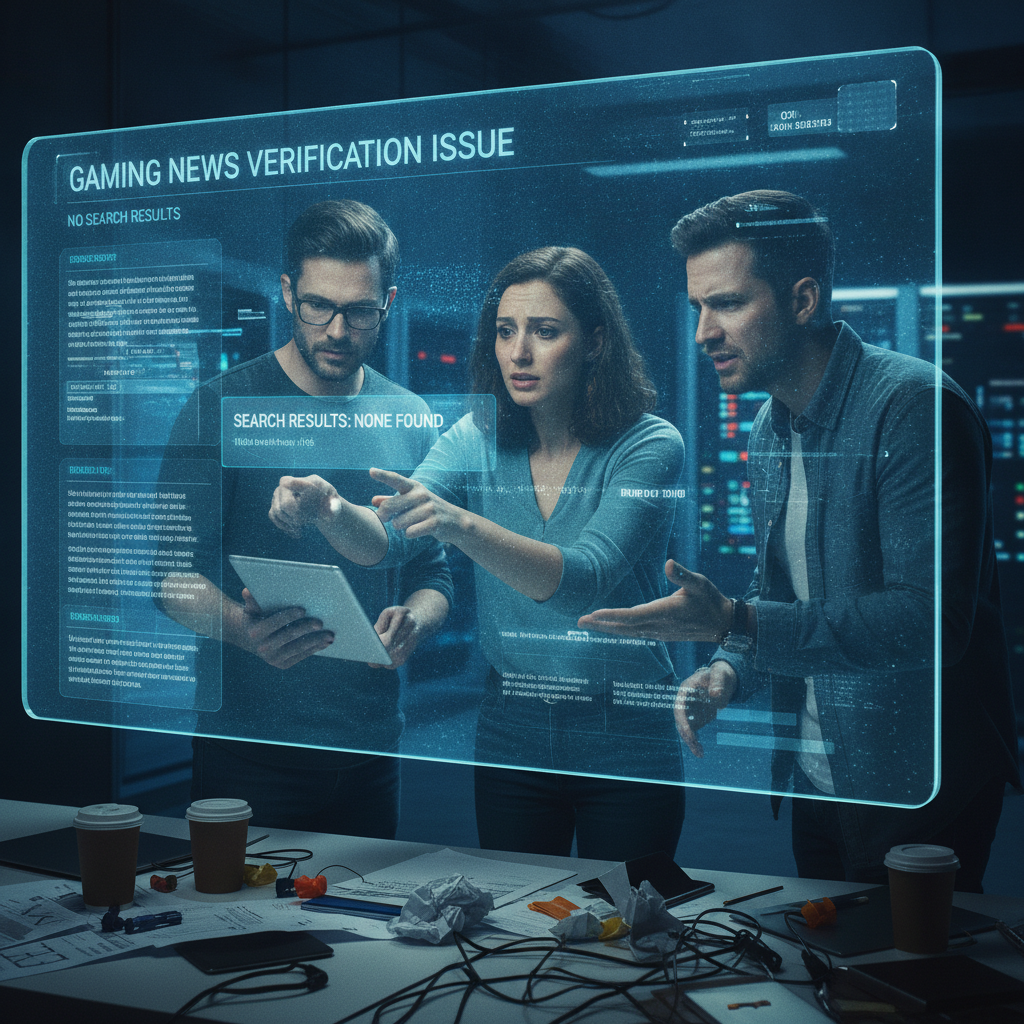 I Can’t Verify Today’s Gaming News: A Conundrum in the Digital Age