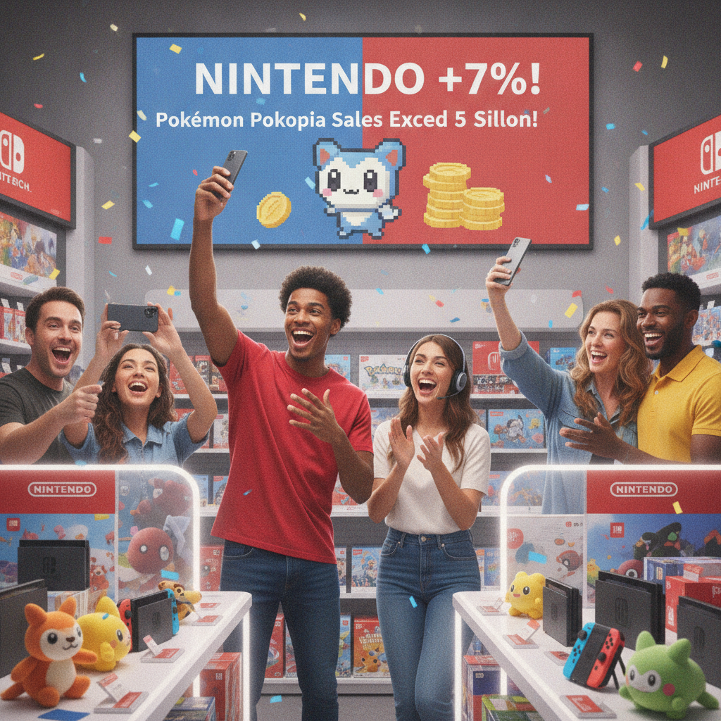 Nintendo Shares Pop 7% After ‘Pokémon Pokopia’ Sales Top 5 Million
